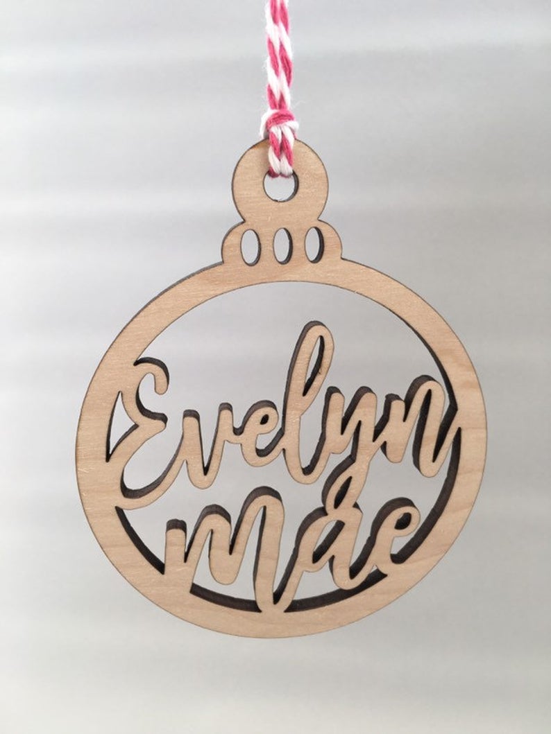 Wooden Cutout Ornament