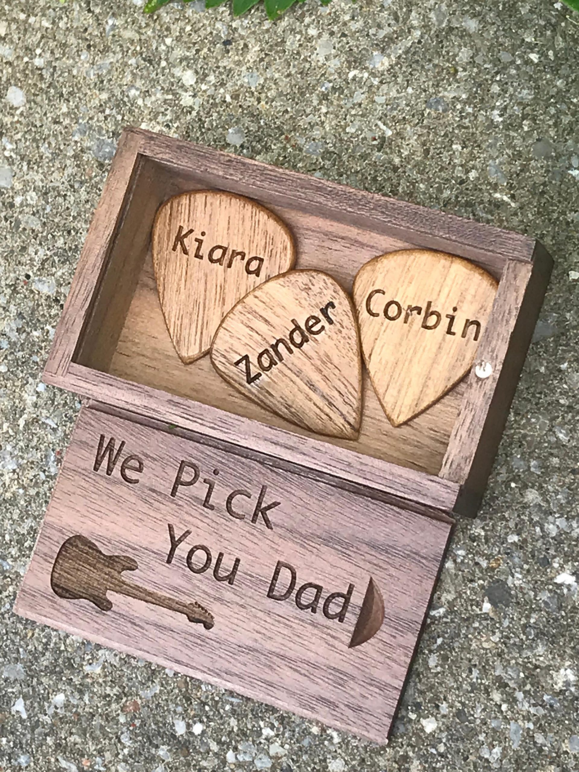 Custom Wooden Picks