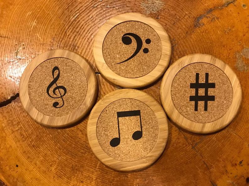 Music Note Coasters